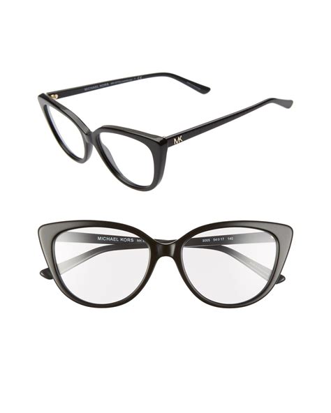 michael kors black cat eye glasses|mk eyeglasses.